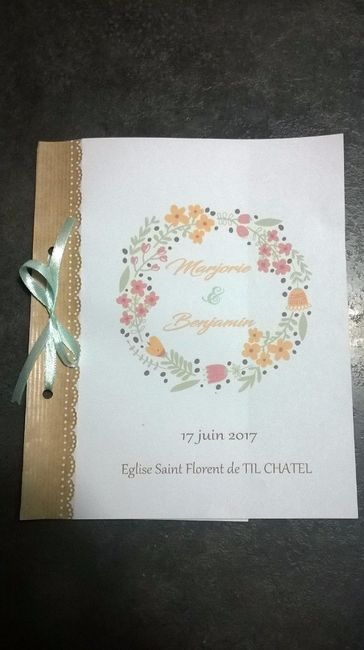 Livret de messe