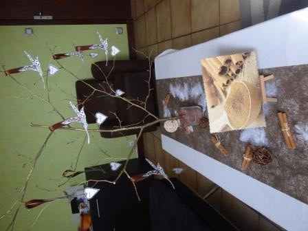 Centre de table "cannelle"