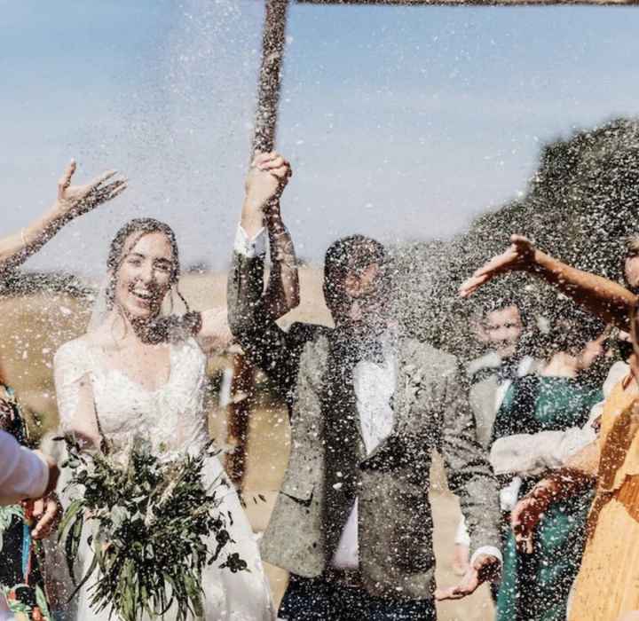 Sortie de cérémonie : neige artificielle - 2