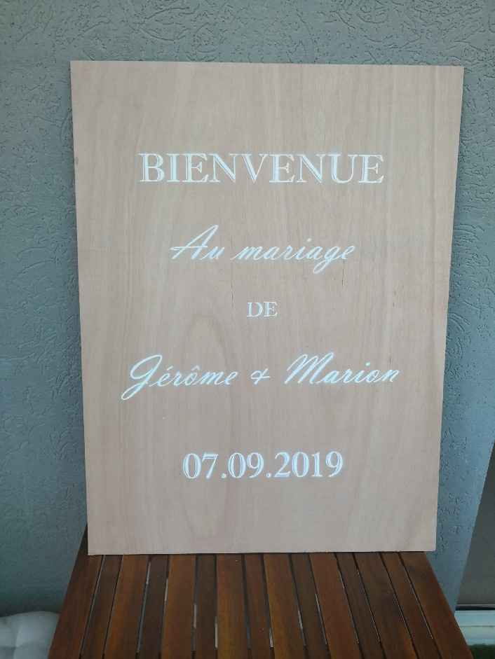 Panneau de bienvenue diy - 1