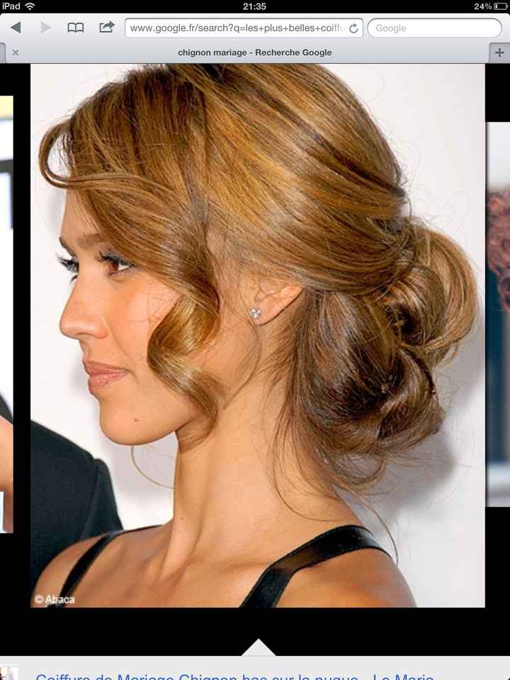 J'adore ce chignon !