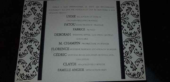 Carte de remerciement prestataires - 1