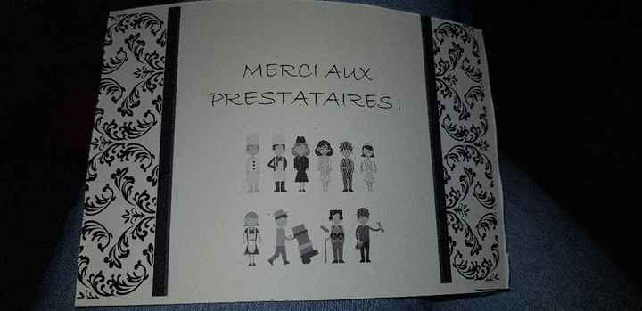 Carte de remerciement prestataires - 2