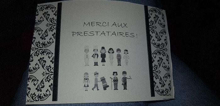 Carte de remerciement prestataires 2