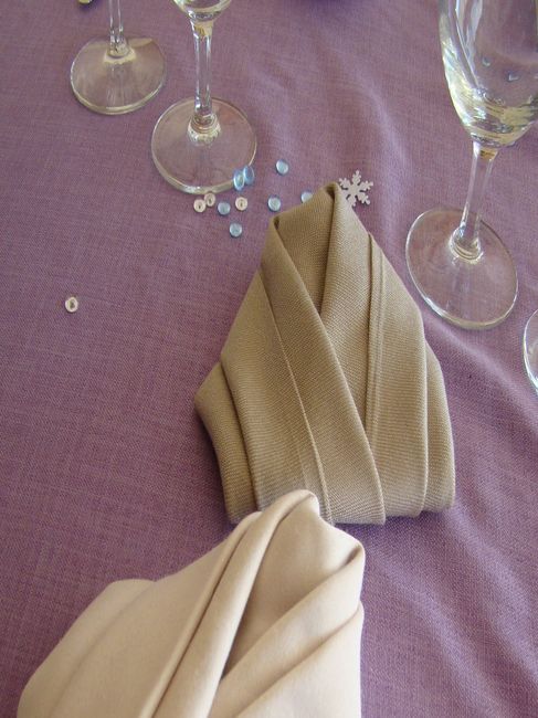 Pliage serviette