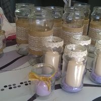 Vase et bougies