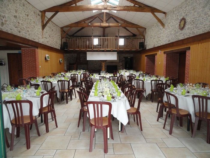 La salle pour notre mariage