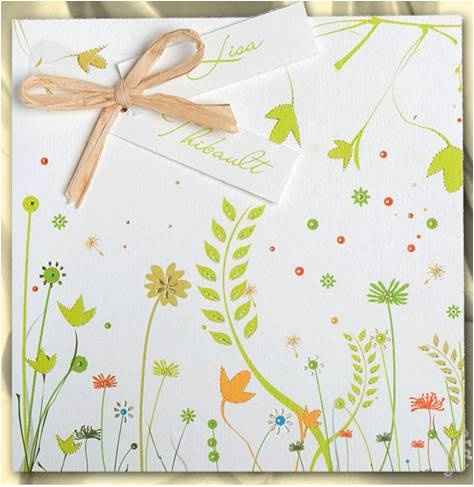 Faire part feuillage1