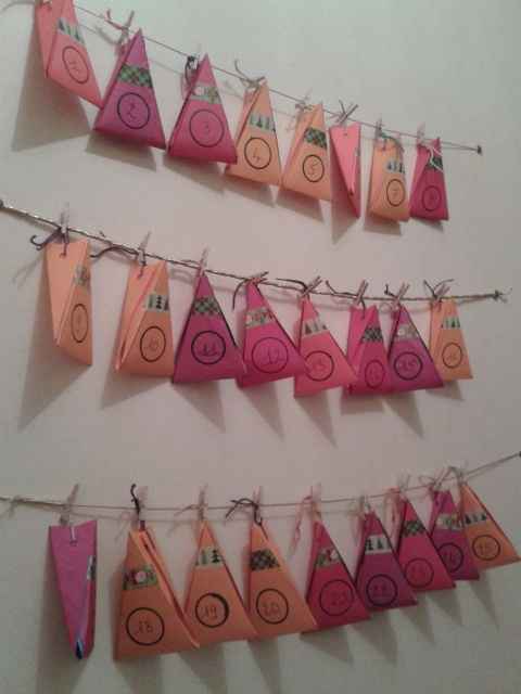Calendrier de l'avent DIY !