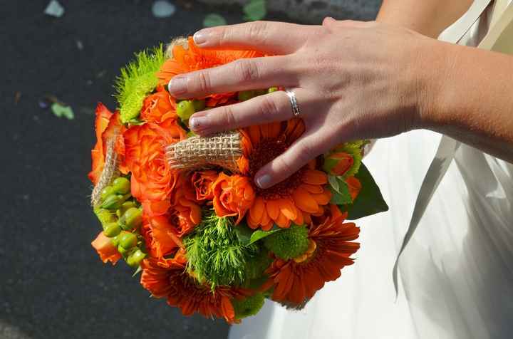 Mon alliance et mon bouquet !