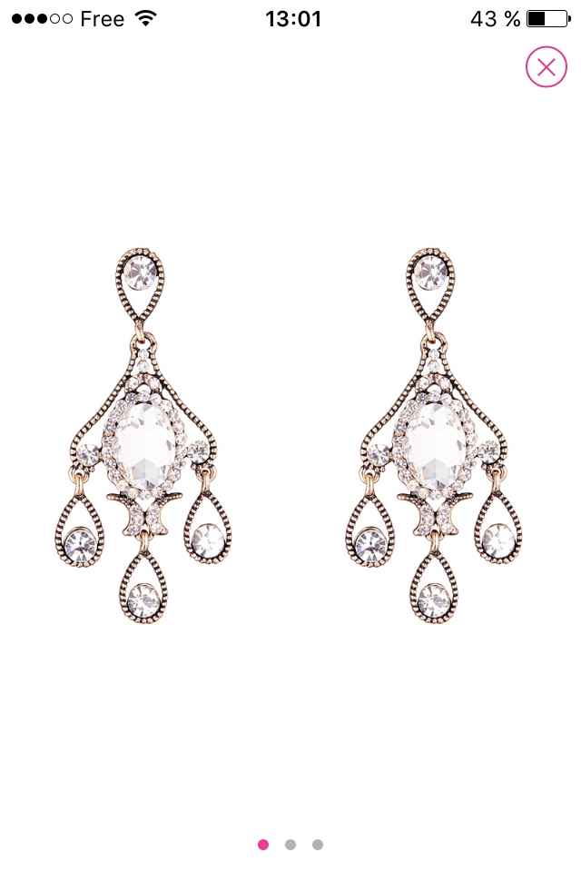Votre avis sur ces boucles d'oreilles chandelier en vente en ce moment sur ventes privées :) - 1