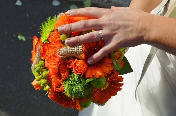 Mon alliance et mon bouquet !