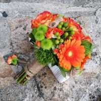 Mon bouquet et la boutonnière de chérie