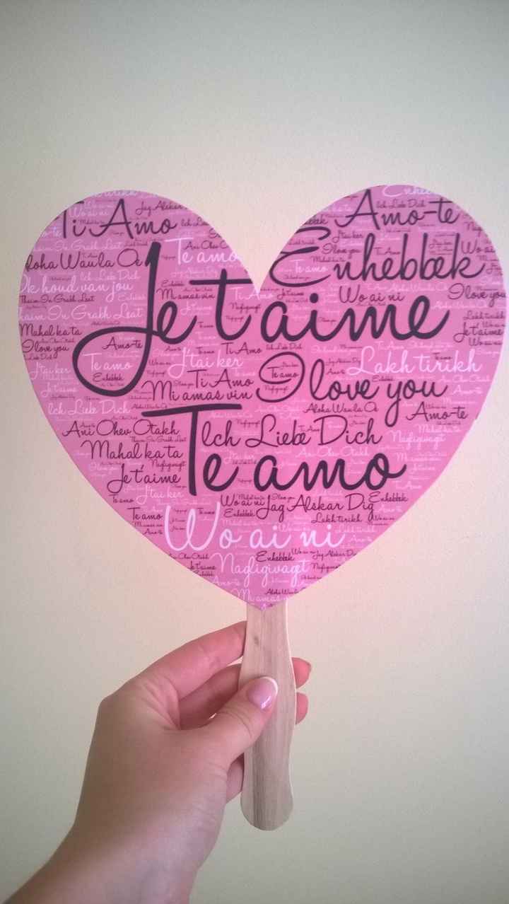 Verso Eventail Mariage