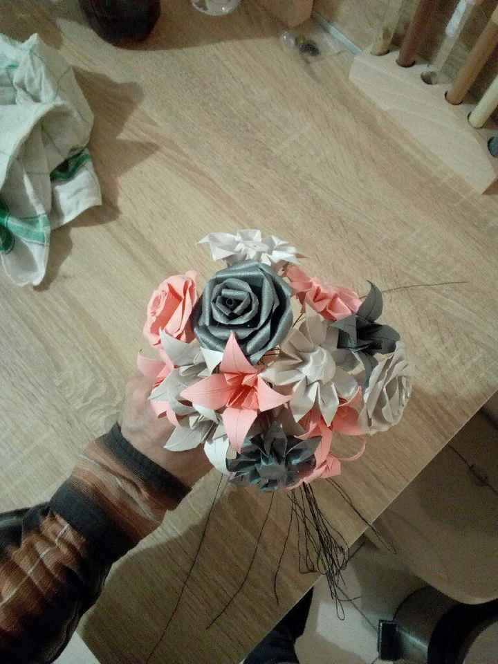 Bouquet mariée en cours 1