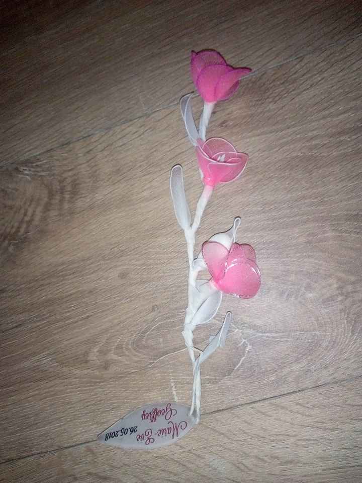 Dragées fleur en collant