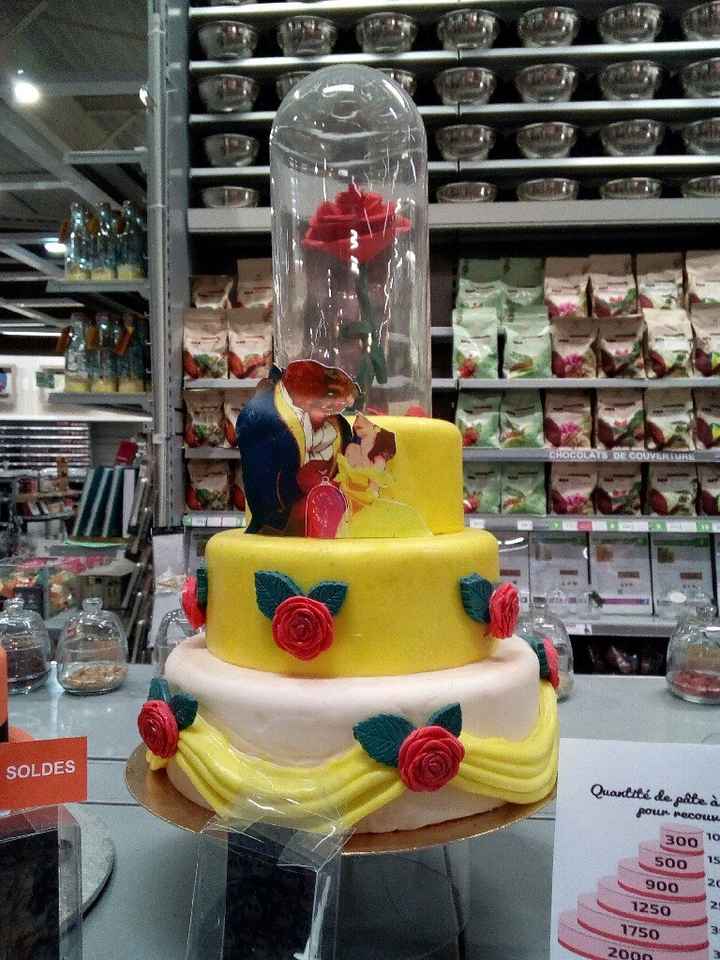  Gâteau La Belle et la Bête - 1