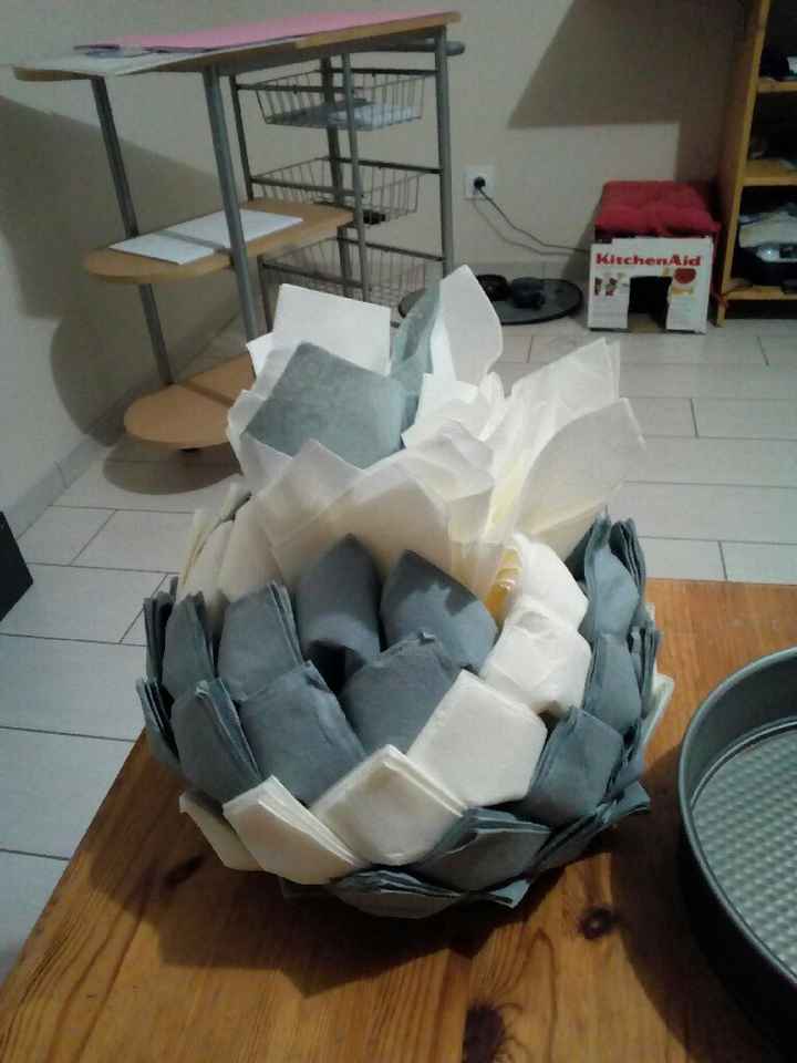 Lotus en serviettes - 1