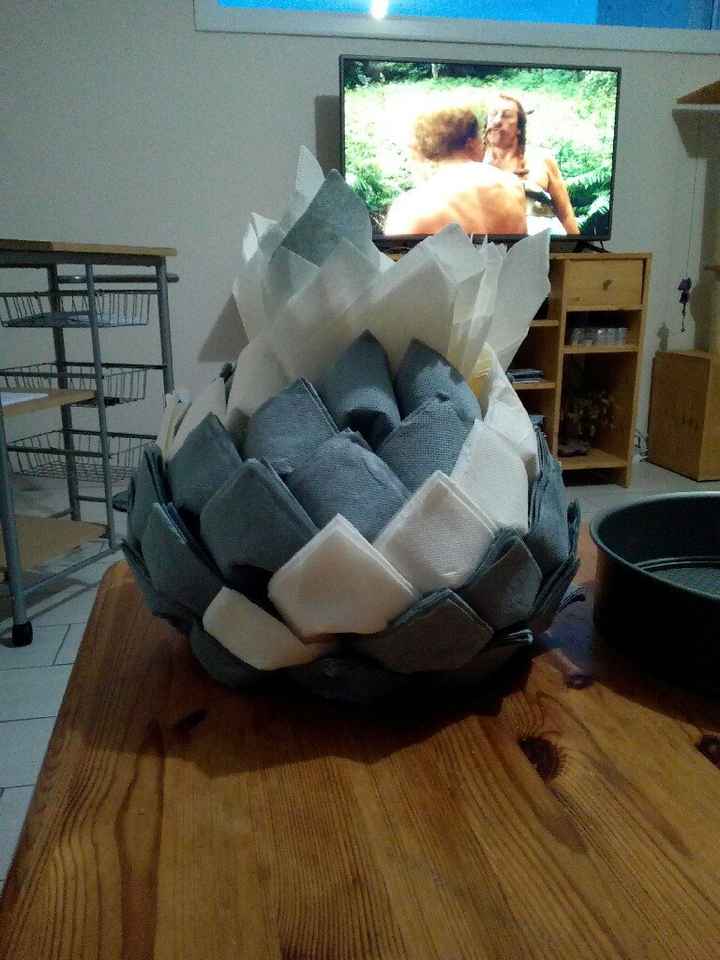 Lotus en serviettes - 2