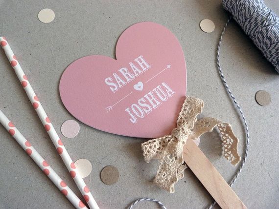 Programme de mariage coeur rose pale