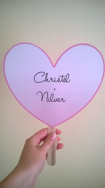 Recto Eventail Mariage