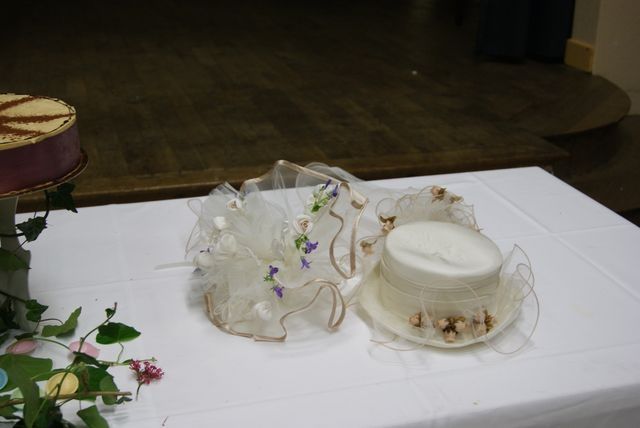 Bouquet et chapeau