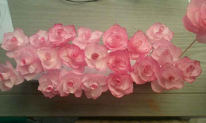 Mes roses en filtre a café - 1
