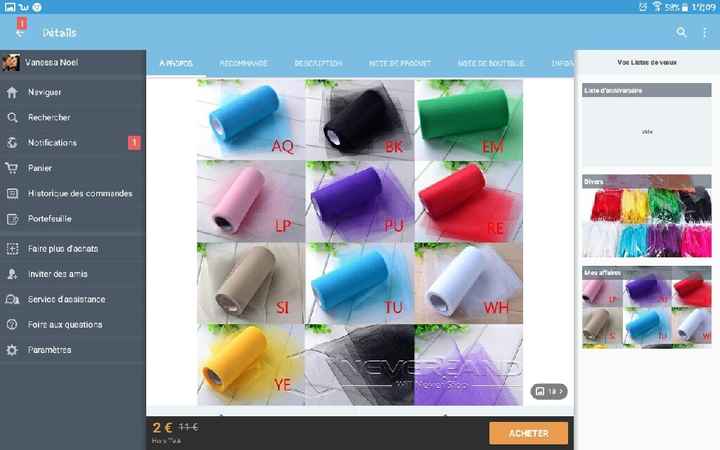 Achat sur wish - 1