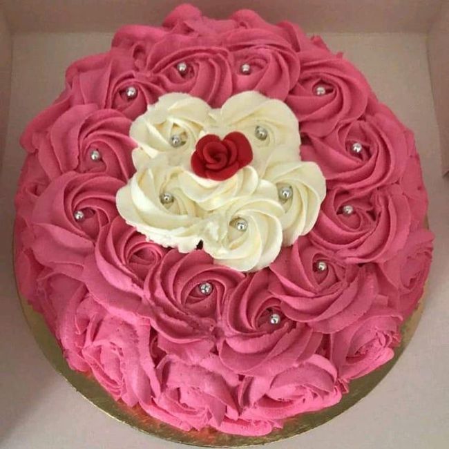 Layer cake et rose cake gâteau de mariage 2