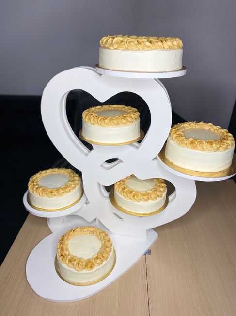 Qui a trouvé Des présentoir à gâteau en forme de cœur 1