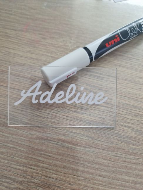 Stickers pour marque place 1