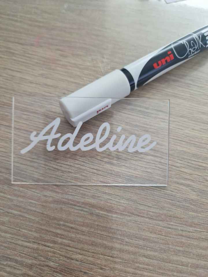 Stickers pour marque place - 2