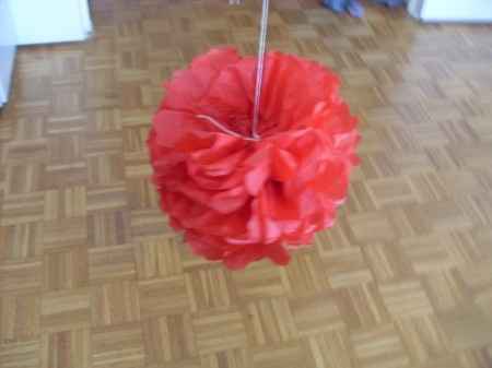 pompom papier de soie