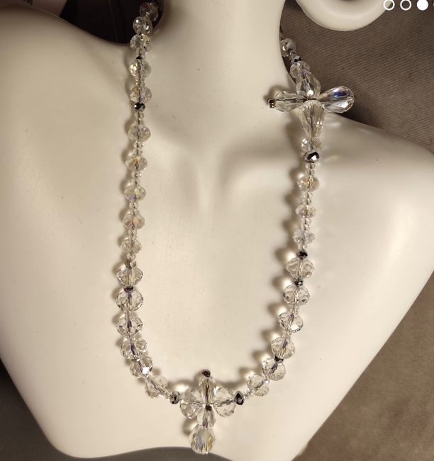 Collier CRISTAL fait main modèle unique, ANNYA Creation- tel- 06 37 67 95 52