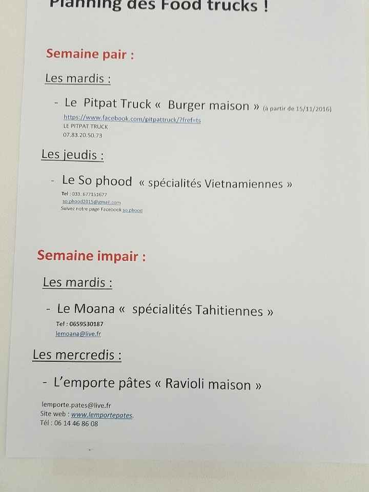 Food truck pour brunch du lendemain - 1