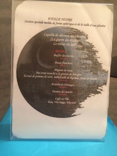 Voila ce que donneront nos menus - 1