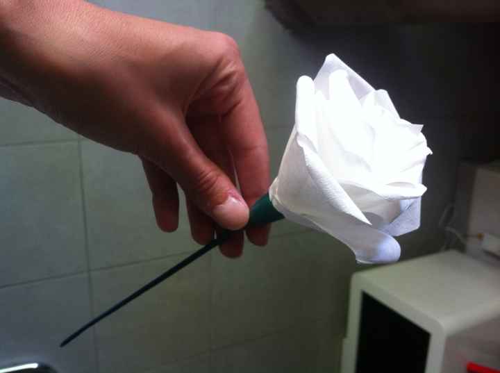Rose en filtre a café 