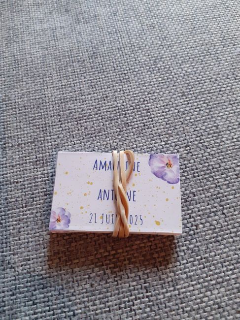 Cadeaux invités reçu !! 2