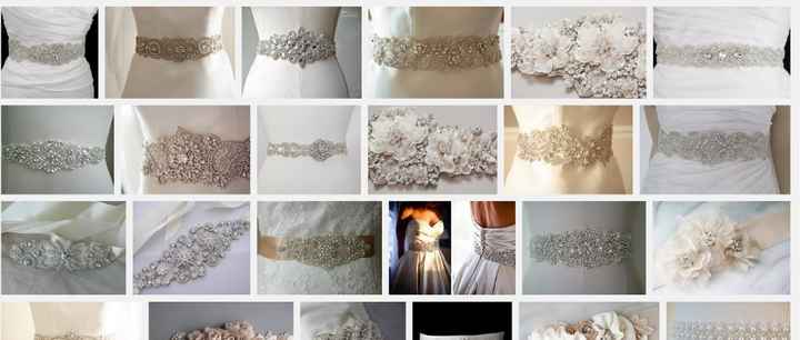 BRIDAL SASH BELT/ CEINTURE MARIEE