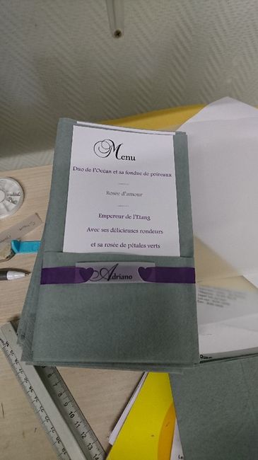 Menu, marque place - 2