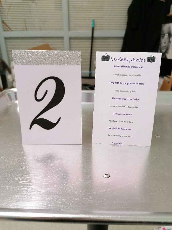 Numéro de table.... Check! - 1