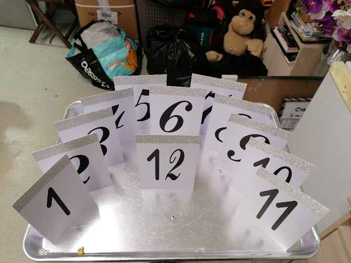 Numéro de table.... Check! - 2
