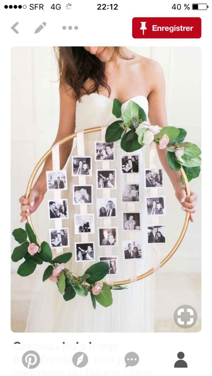 Cerceaux fleuris diy .. - 1