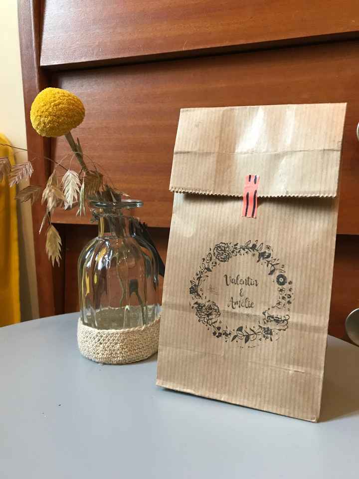 Préparation pochettes cadeaux invités! - 2