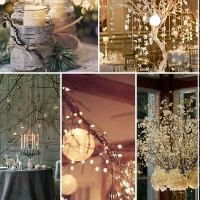 Decoration mariage theme Noël 2