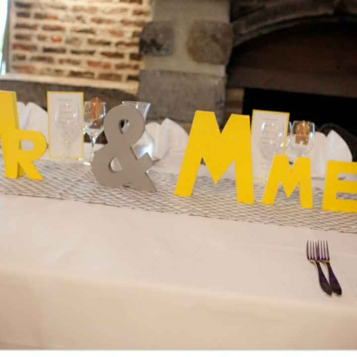 Table d'honneur - 1