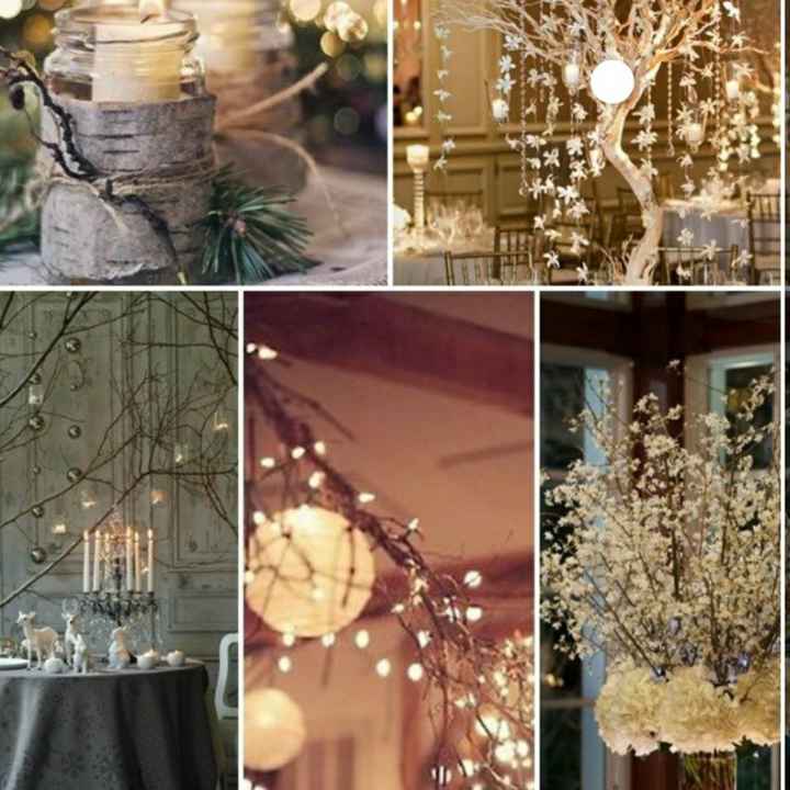 Decoration mariage theme Noël - 2