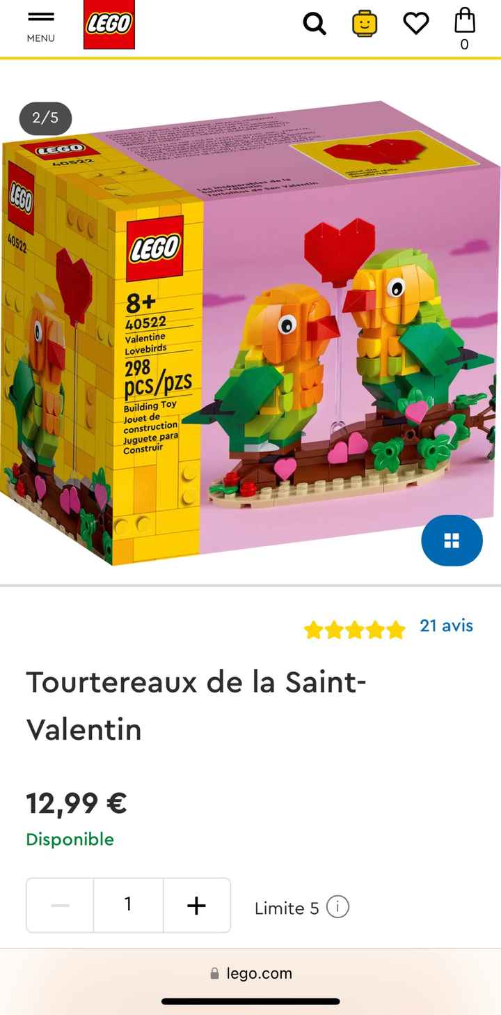 Figurine Lego mariage - 1