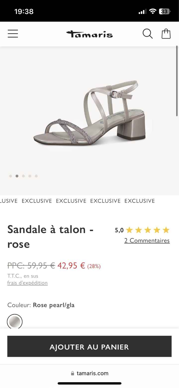 Conseil chaussures de mariée - 1