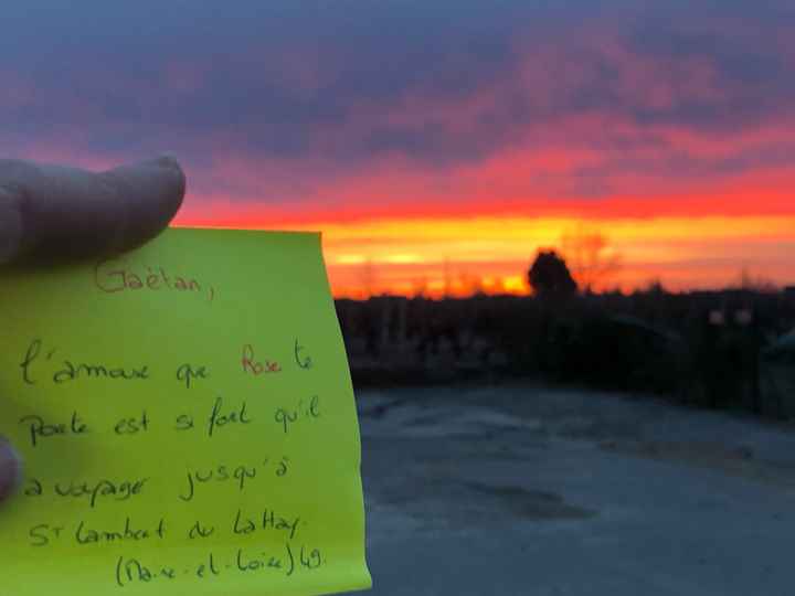 Il me manque quelques départements. Love notes - 1